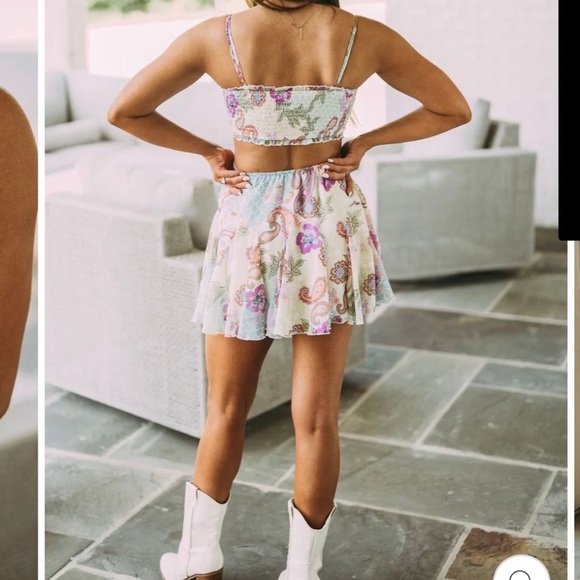 These Three Boutique paisley cut out mini dress - Picture 5 of 7